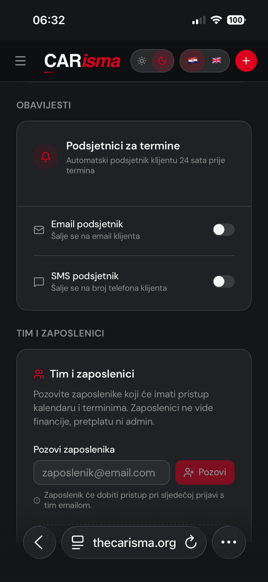 Svaki detailer zna svoj raspored.